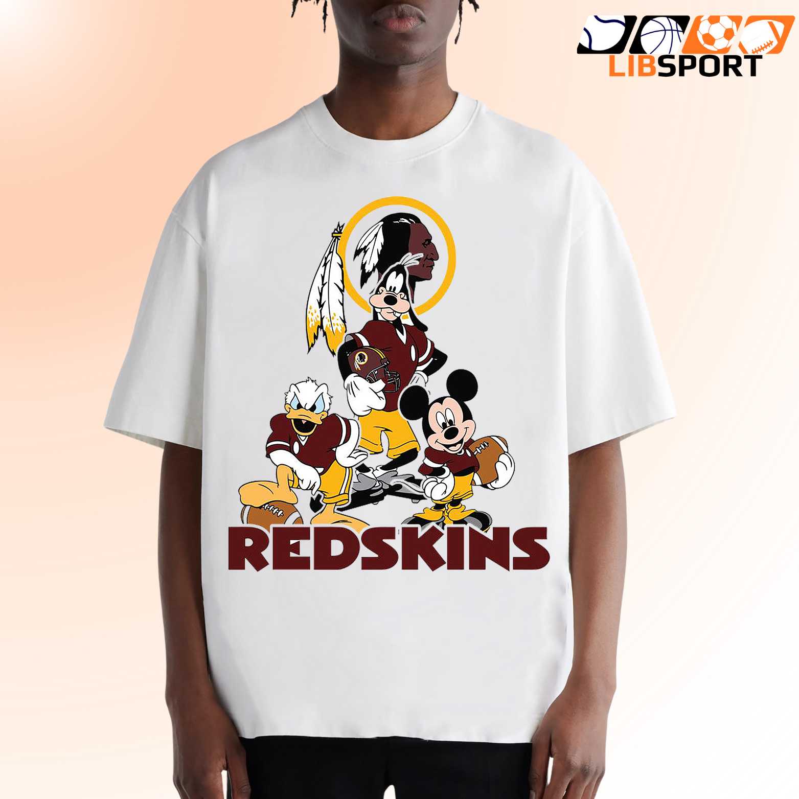 Washington Commanders Mickey Shirt, Unisex Graphic Tee, Football Fan T-Shirt